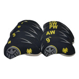 10pcs À Prova D Água Neoprene Golf Club Ferro Amarelo