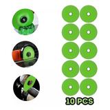 10pcs Disco De Diamante Corte De Vidro Polimento Lâmina Fina Cor Verde