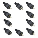 10un Conector Plug Paf Din 2 Pinos Macho Marantz Telefunken