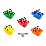 10un Mini Cesta 6 Litros Compras Mercado Farmácia - C/ Frete