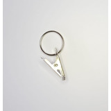 10un Presilha Jacaré Com Argola Clip Para Crachá