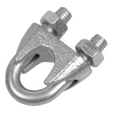 10un Clips Grampo Para Cabo De Aço 1 2 13mm Galvanizado