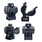 10un Suporte Dielétrico Cônico 2 Furos Preto