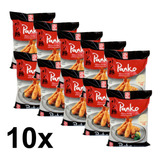 10uni Farinha Panko Mistura Flocada Empanar 1kg Alfa Tetsu