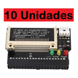 10x Adaptador Ide Cf Cartão Memória Compact Flash 40-pin