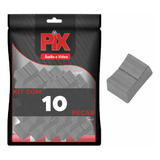 10x Botão Knob Mesa De Som Eixo 2x6mm - Deslizante - Cinza