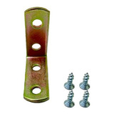 10x Cantoneira Moveis L 1 1/2 Polegadas - 3,81 Cm