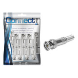 10x Conector Bnc Mola Plug 4mm