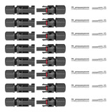 10x Conector Mc4 (par Macho Fêmea) Energia Solar Instalação