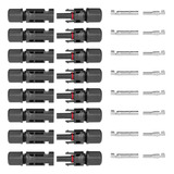 10x Conector Mc4 (par Macho Fêmea) Energia Solar Instalação