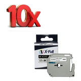10x Fita Compativel P/uso Rotulador Brother