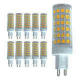 10x Lâmpada Led Halopim G9 9w