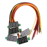 10x Mini Modulo Voltímetro 0v A 100v P/ Som, Bateria, Carro
