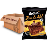 10x Pão De Mel Belive Zero (acucar, Lactose E Gluten) 45g