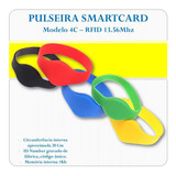 10x Pulseira Tag Proximidade Rfid Smartcard