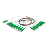 10x Splitter Fibra Óptica Sm Plc 1x16 Conectorizado Sc/apc