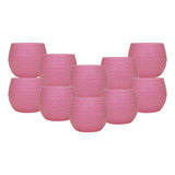 10x Vaso Plástico Hidropônico Médio (cores