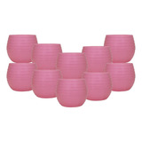 10x Vaso Plástico Hidropônico Pequeno (cores