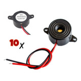 10x Buzzer Ativo Contínuo Sirene Alta Sfm 20b Dc 3 24v Apito