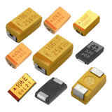  10x Capacitor Tântalo Smd 100uf 10v 10 Case B