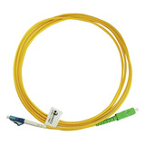 10x Cordão Óptico Patch Cord Simplex Sm Sc apc Lc upc 2mts