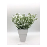 10x Flor Mosquitinho Artificial Branco Decoração Gipsofila