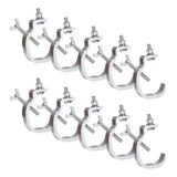 10x Garra Clamp Gancho Q20 Até Q30 De Aluminio Treliça Tripé