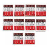 10x Kit 6 Brocas 6 Lixas Para Lixa Elétrica De Unhas