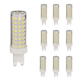 10x Lampada Led Halopim G9 15w 96 Leds Para Lustre Arandela Cor Da Luz Branco frio 110v 220v