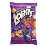 10x Lobits Salgadinho De Milho Sabor Churrasco 1 X 40 G
