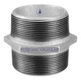 10x Niple Duplo Galvanizado 1 4 Polegada Bsp Tupy 150l