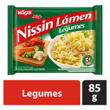 10x Nissin Lámen Macarrão Instantâneo Sabor Legumes 1 X 85 G