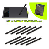 10x Pontas Para Caneta Wacom Intuos Ctl 470 Alta Qualidade