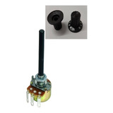 10x Potenciômetro Carvao 23mm Linear 10k S Chave Knob 0a10