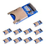 10x Shield Sd Card Arduino Pic Modulo Leitor Cartão
