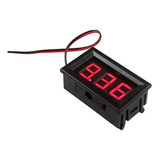 10x Voltímetro Digital Vermelho 4 5 A 30v Dc Automotivo