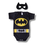 11 Kits Festa Bebê - 11 Body + 11 Mascara Herói Fantasia