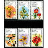 11 Selos Flora Flores Orquídeas- Laos E Guiné Bissau- L.4079