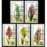 11 Selos Flora Flores Silvestres Cactos Hungria/ Ddr- L.3978