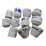11 Xicara Porcelana De Coleção Com Propagandas Antigas