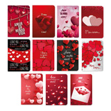 110 Cartões De Amor (namorados) 10,5 X 15 Cm Com Envelopes 