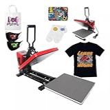 110V Prensa Térmica Plana 38x38cm Sublimação Transfer Sublimação Máquina De Prensagem Para Camiseta Caneca Chapéu