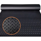 11m Piso Diamante Academia Banho Escada 3mm Esp Full Preto