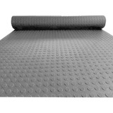 11m Piso Moeda 3mm Emborrachado Para Rampas De 80cm Cinza