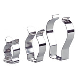 12 Abraçadeira P/ Lâmpada T5 16mm Tubular