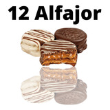 12 Alfajor Chocolate Gramado Recheio Triplo