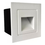 12 Balizador Parede Branco Mini Embutido Corredor Lup75