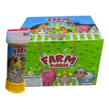 12 Bolha De Sabão Animais Farm Bubble Festa Lembrancinha Cor Fazendinha