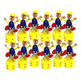 12 Brinquedos Pinóquio Pedagógico Educativo Madeira Fantoche