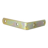 12 Cantoneira L 90º 2 1/2 Polegad Aço P/ Móveis Gavetas 62mm